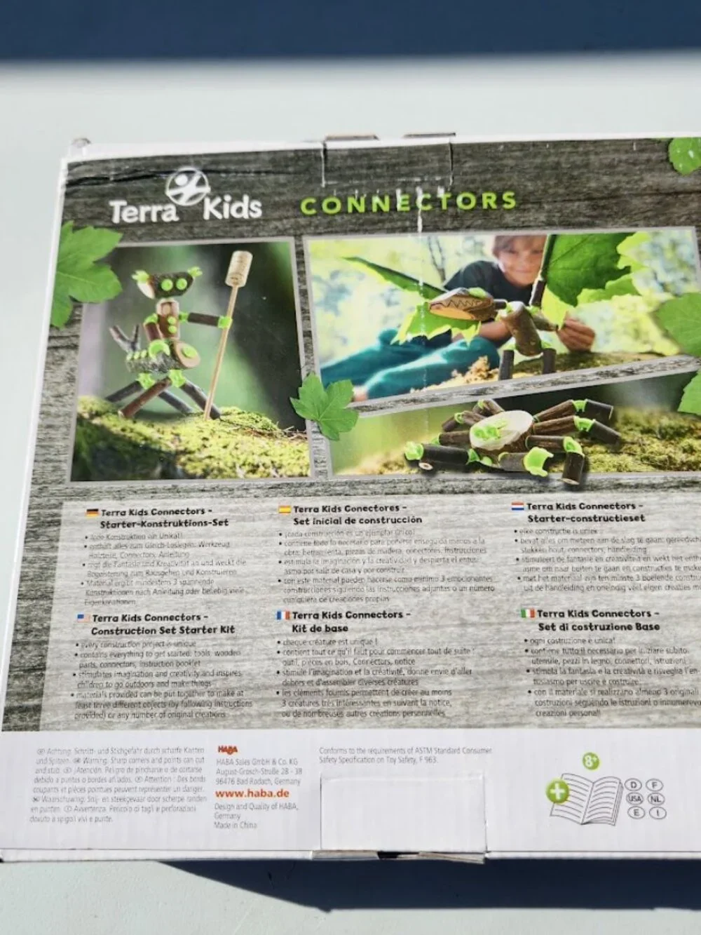 HABA Terra Kids Connectors Backyard Nature Craft Kit STEM ENGINEERING Toy NEW Mo